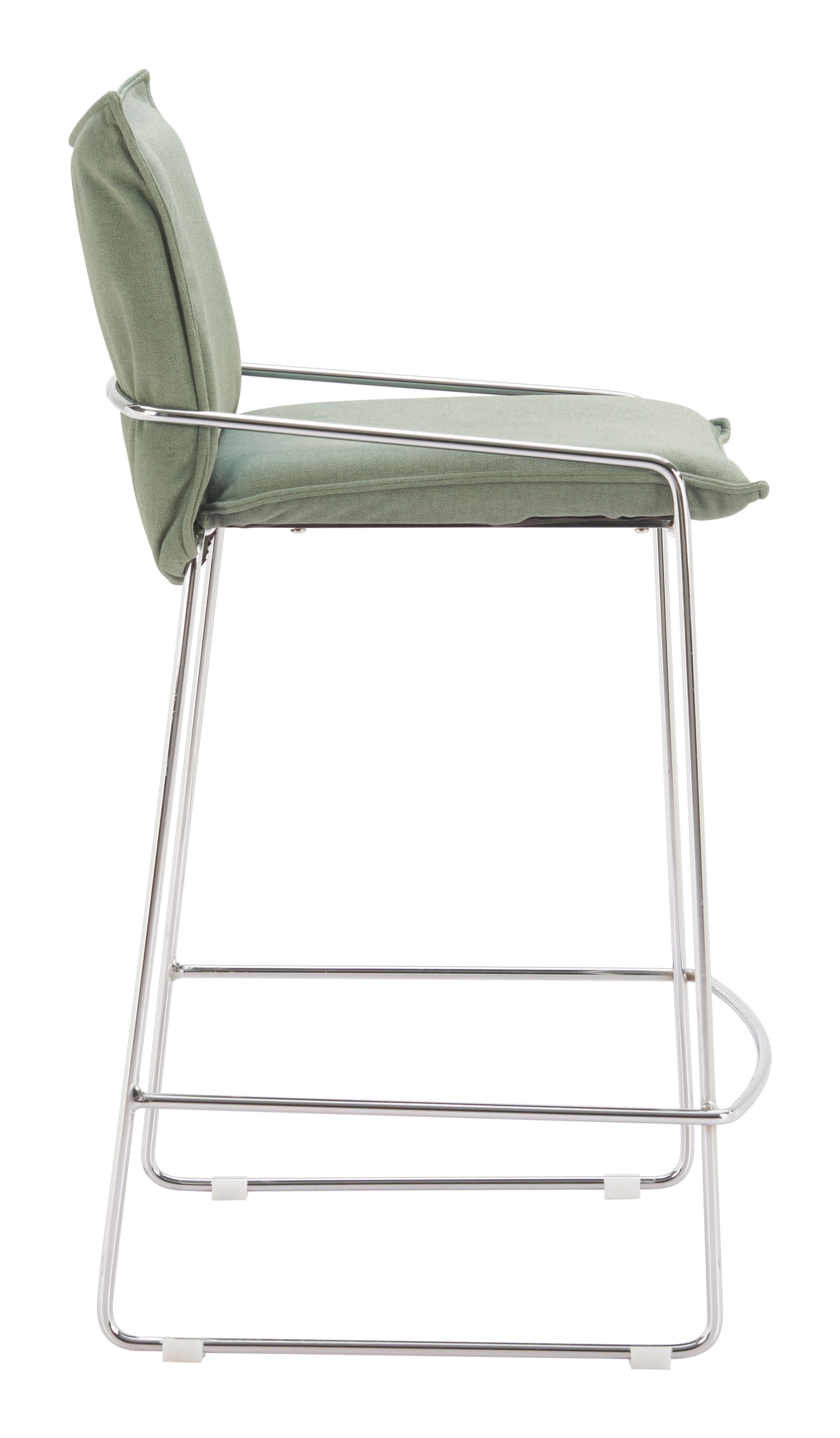 Pola Green Counter Stool - Ornate Home