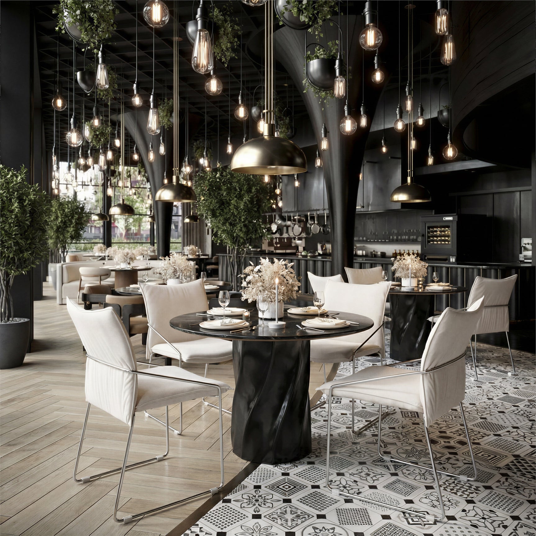 Pola White Dining Chair (Set of 2)