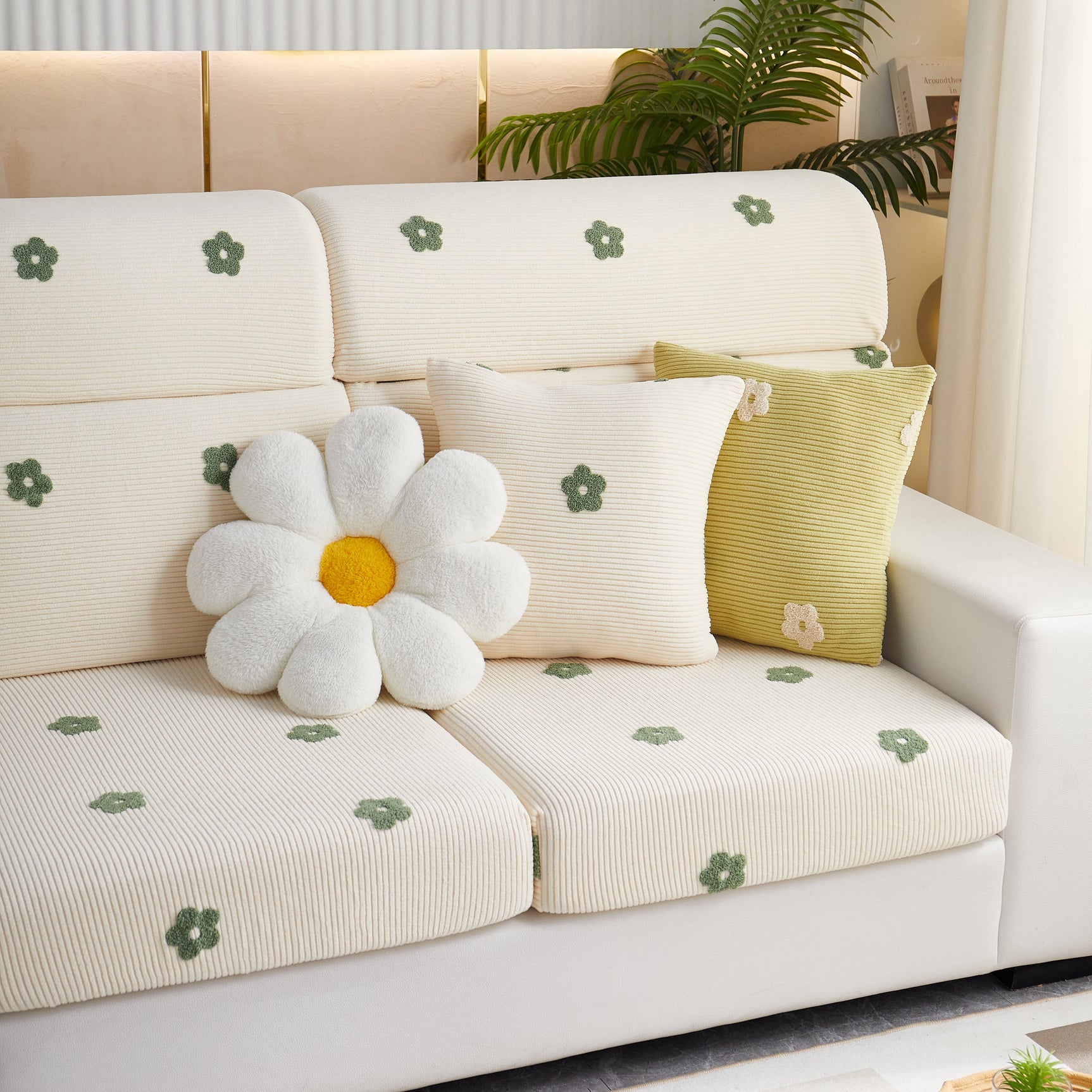 Polar Fleece Sofa Cushion Covers for Sofa 1/2/3/4 Seater, Best Seat Covers for Dogs, Pet Couch Protector - Ornate Home