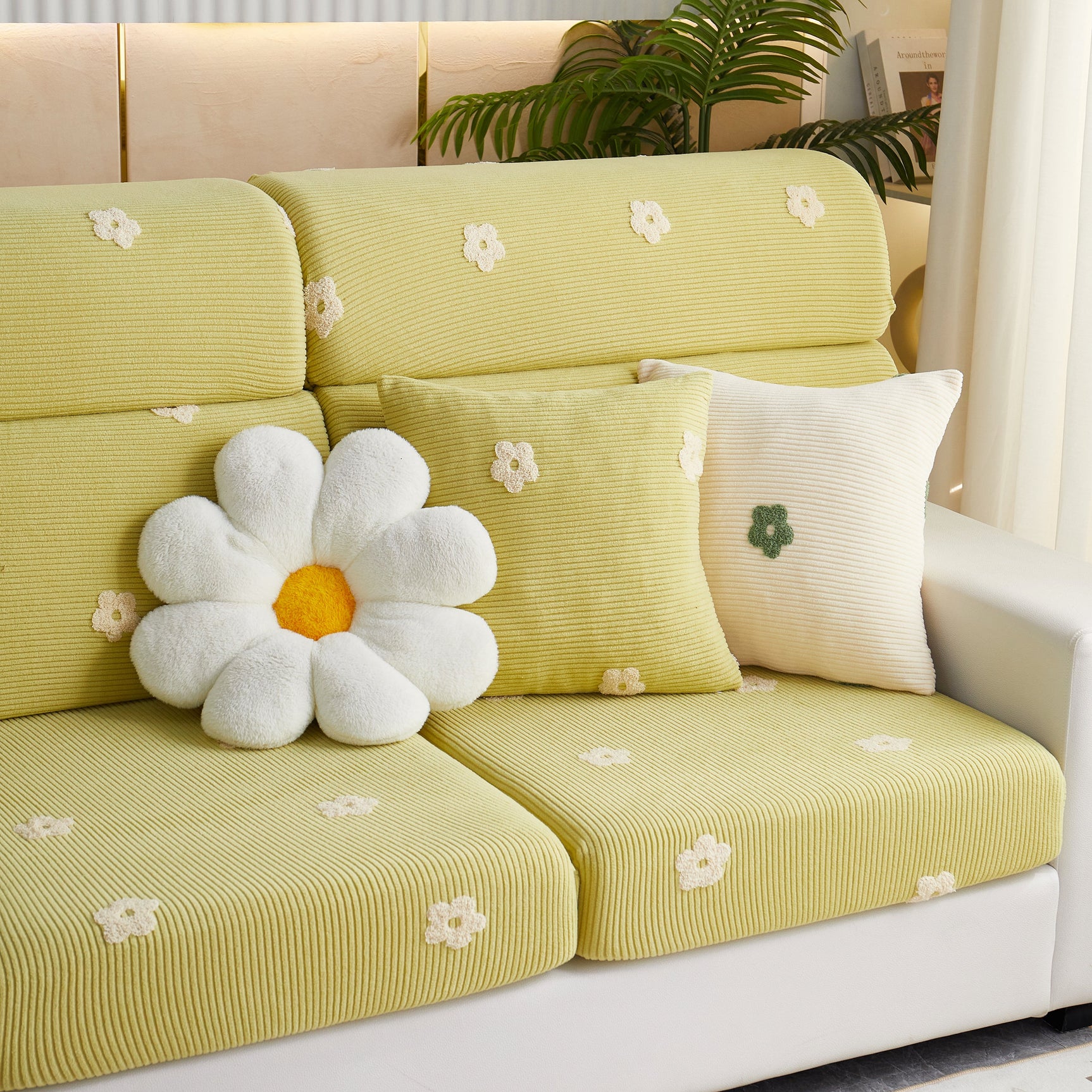 Polar Fleece Sofa Cushion Covers for Sofa 1/2/3/4 Seater, Best Seat Covers for Dogs, Pet Couch Protector - Ornate Home