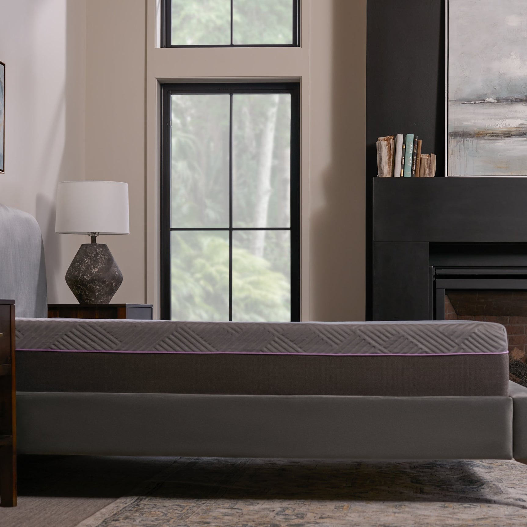 Polaris Coolysnc Gray Queen Mattress - Ornate Home