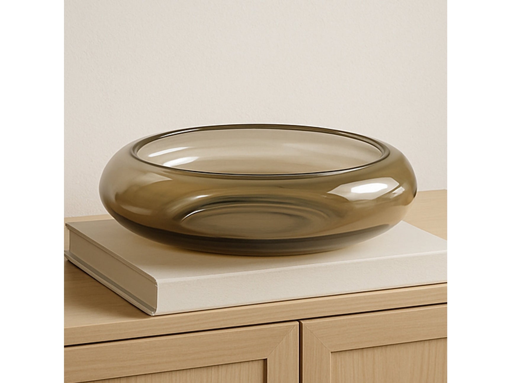 Polene Smoky Brown Small Glass Bowl - Ornate Home