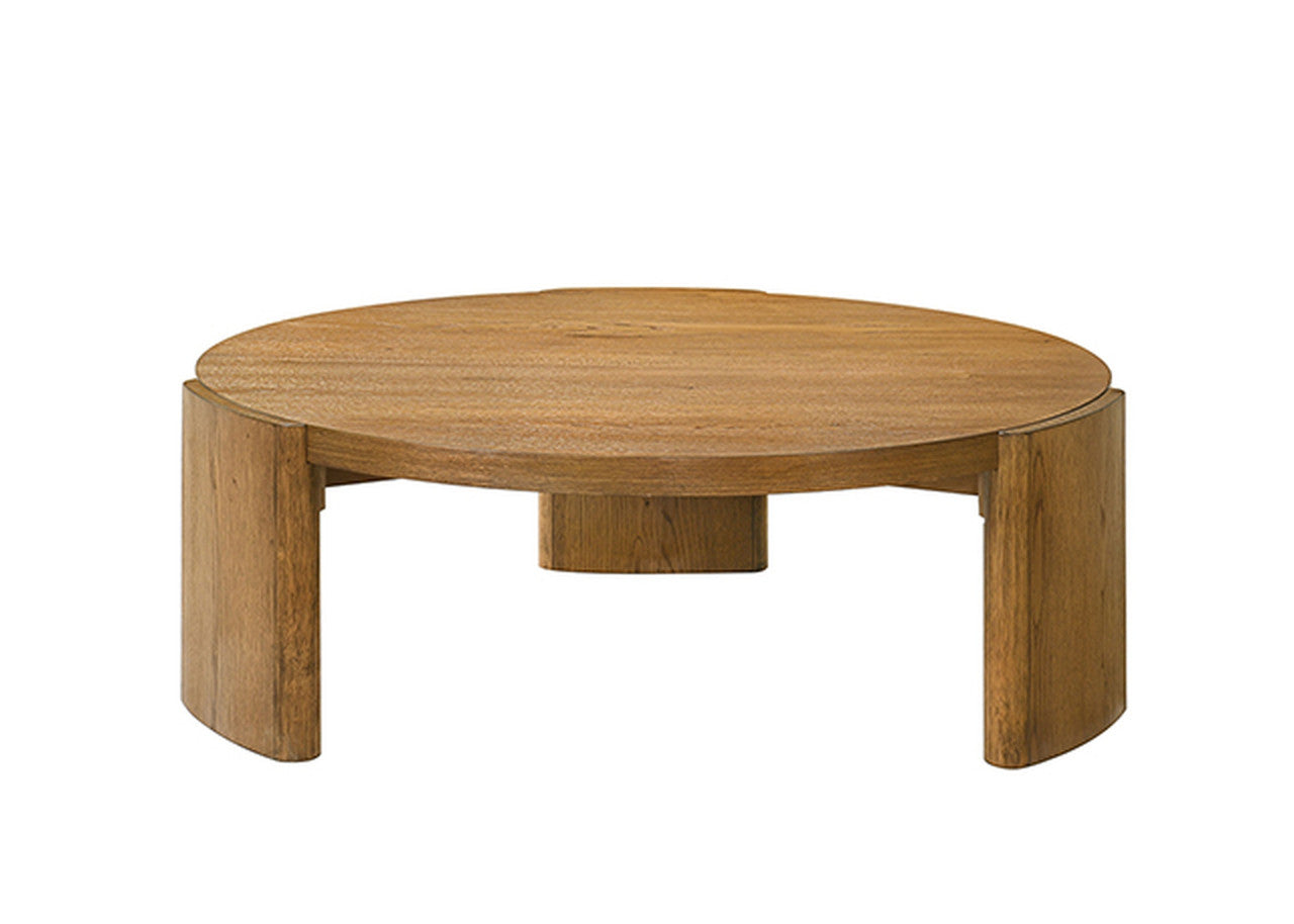 Poltimore Walnut Round Coffee Table - Ornate Home