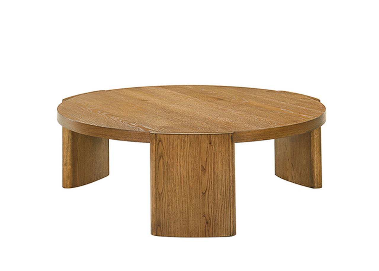 Poltimore Walnut Round Coffee Table - Ornate Home