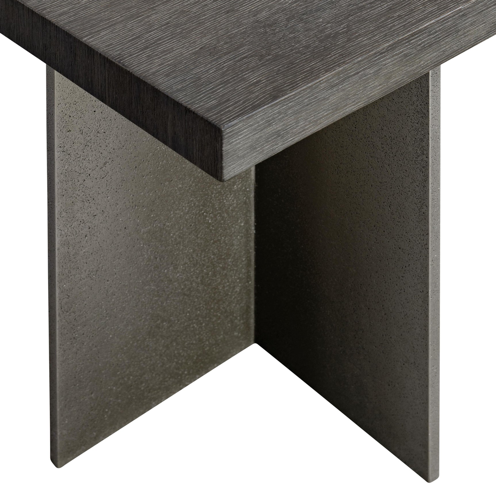 Polus Zeno/Graphite Side Table - Ornate Home