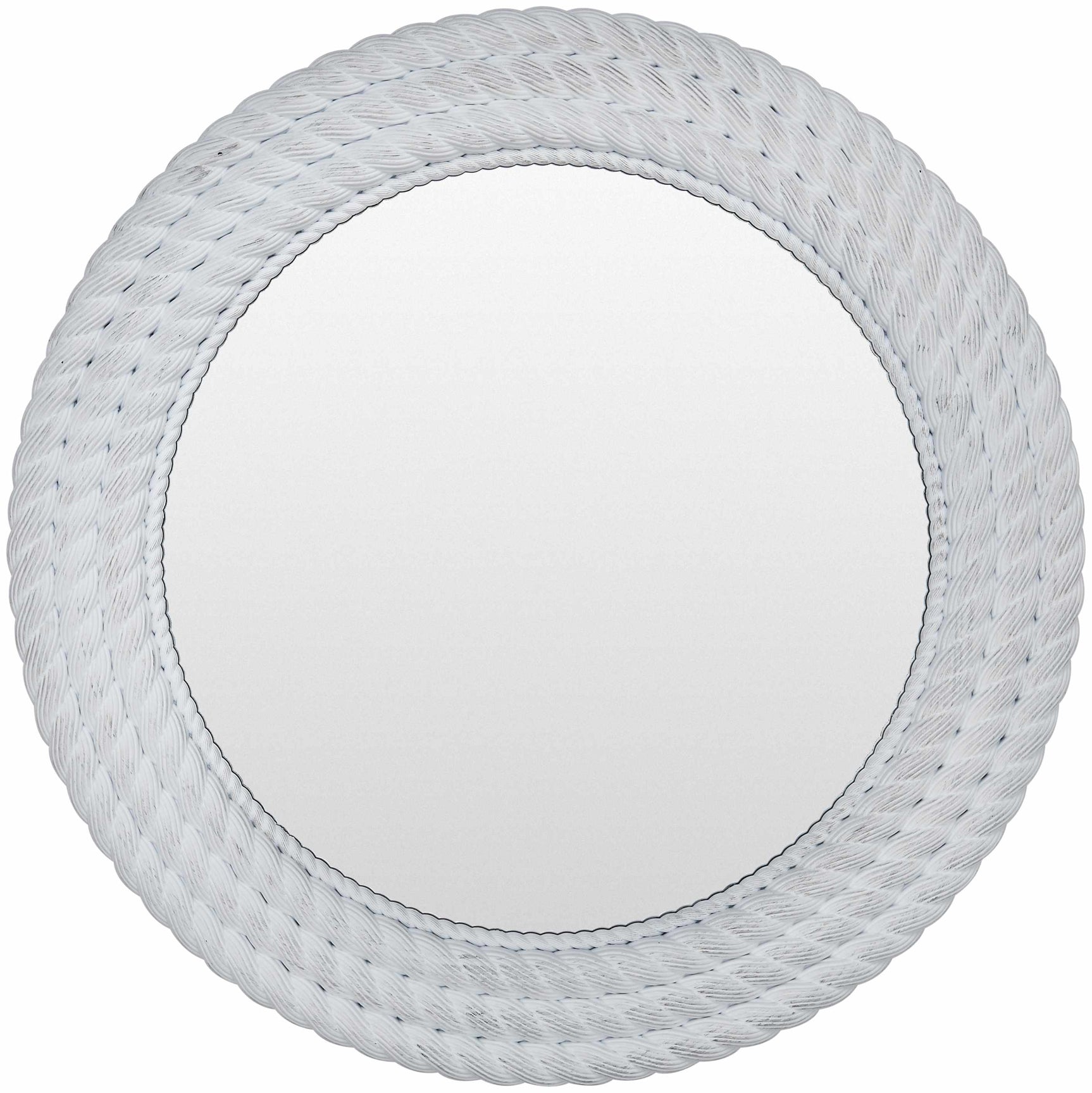 Polverigi Round White Mirror - Clearance - Ornate Home