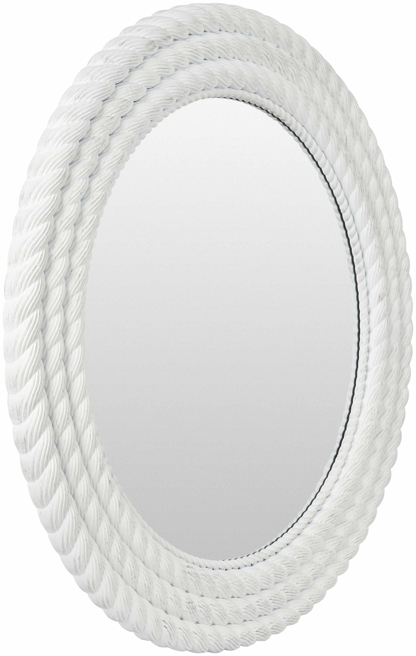 Polverigi Round White Mirror - Ornate Home
