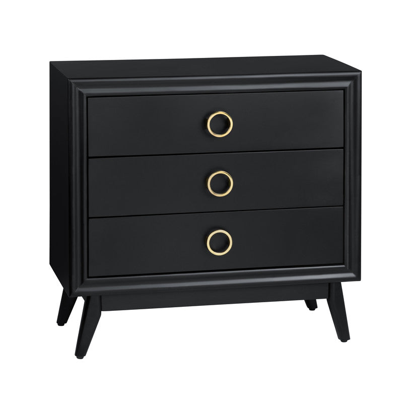 Pomeroy Black Chest - Ornate Home