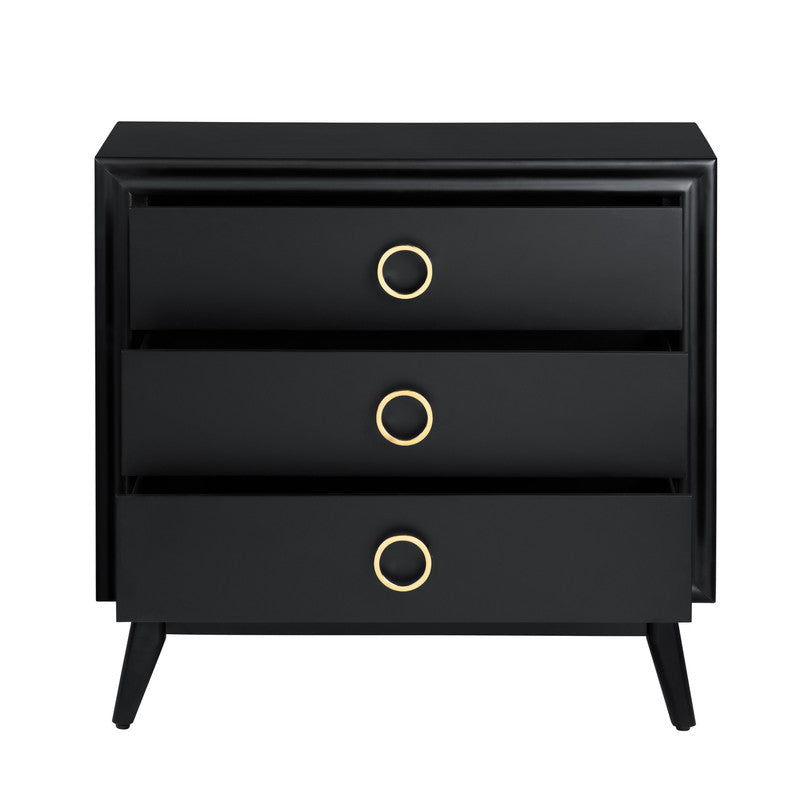 Pomeroy Black Chest - Ornate Home