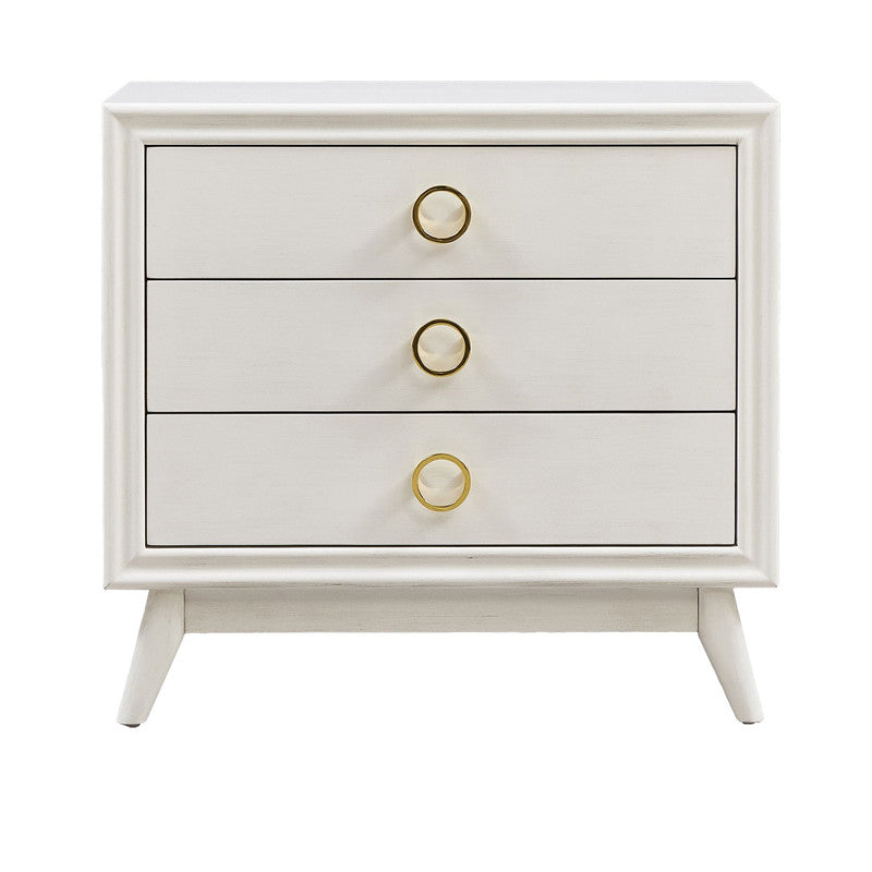 Pomeroy White İvory Chest - Ornate Home