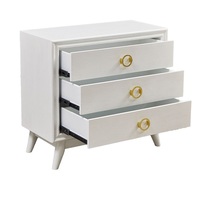 Pomeroy White İvory Chest - Ornate Home