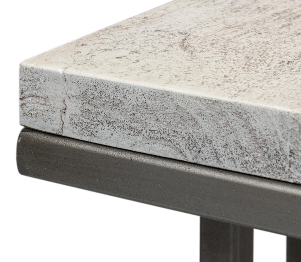 Ponie Grey End Table - Ornate Home