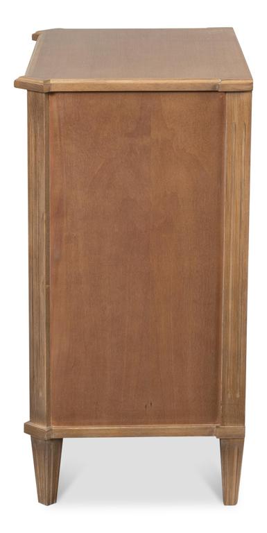 Poppin's Brown Three Drawer Chest - Ornate Home