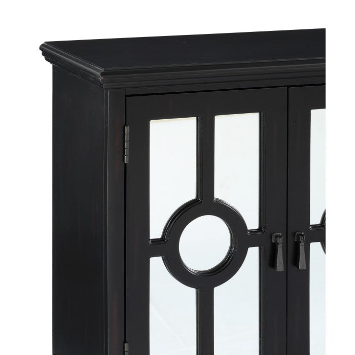 Poppy Antique Black Accent Chest - Ornate Home