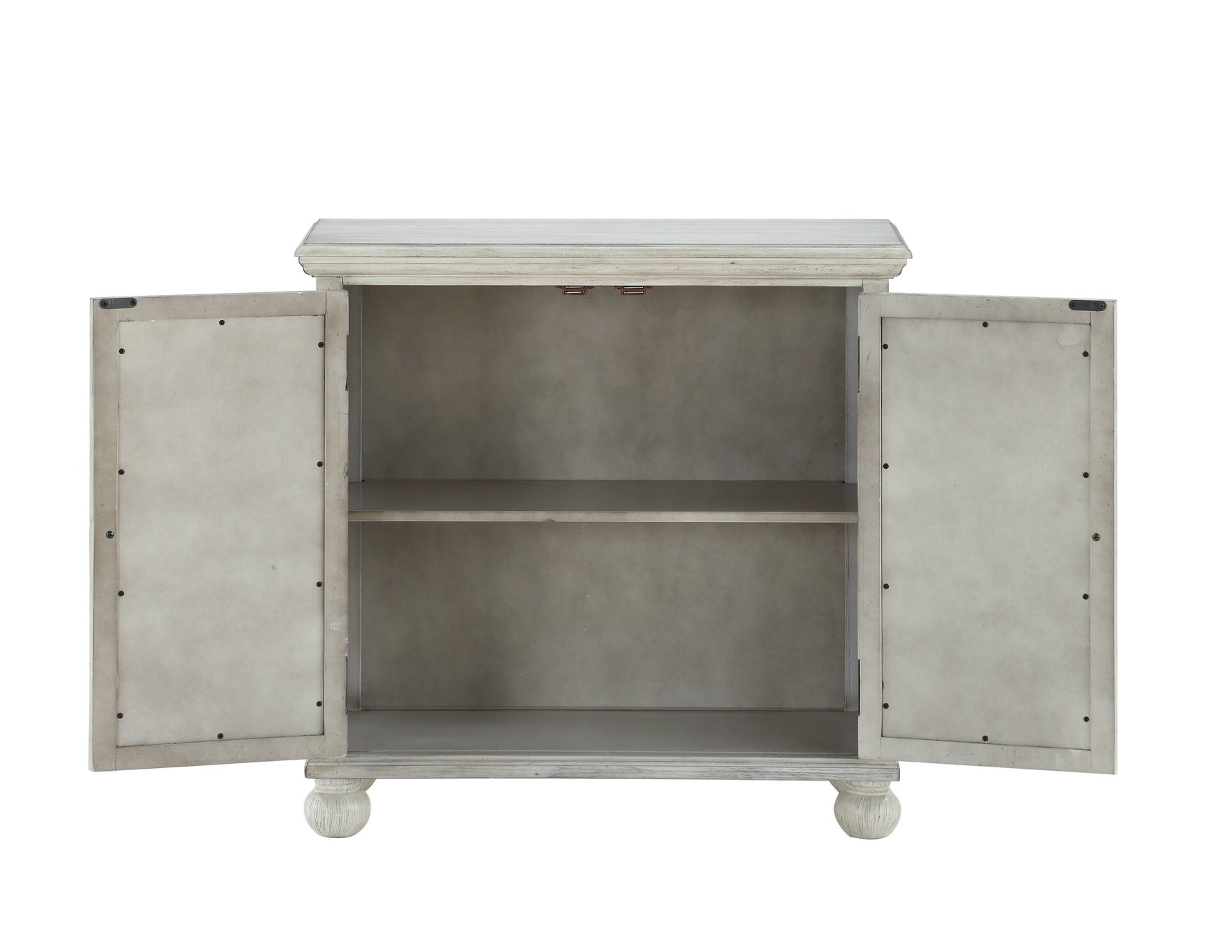 Poppy Antique White Accent Chest - Ornate Home