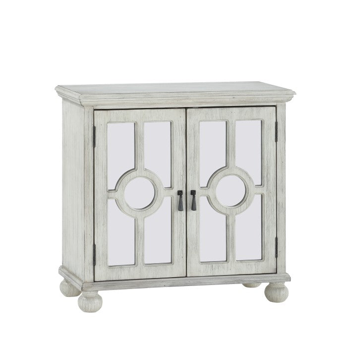 Poppy Antique White Accent Chest - Ornate Home