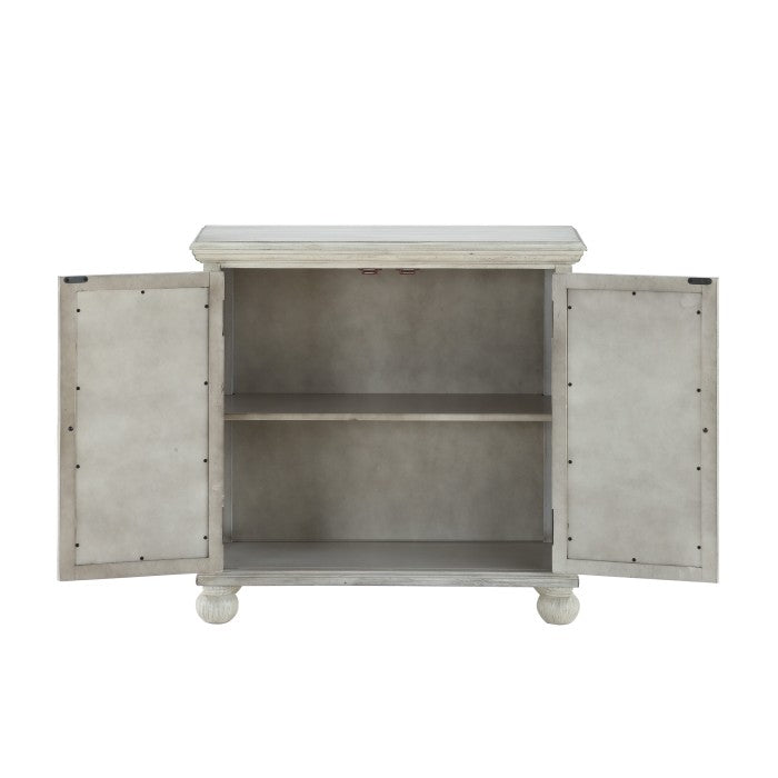 Poppy Antique White Accent Chest - Ornate Home
