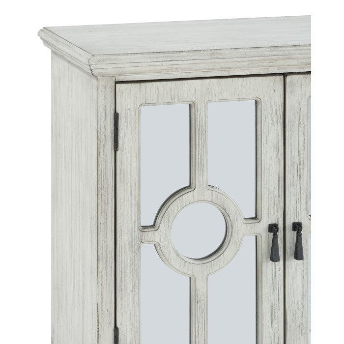 Poppy Antique White Accent Chest - Ornate Home