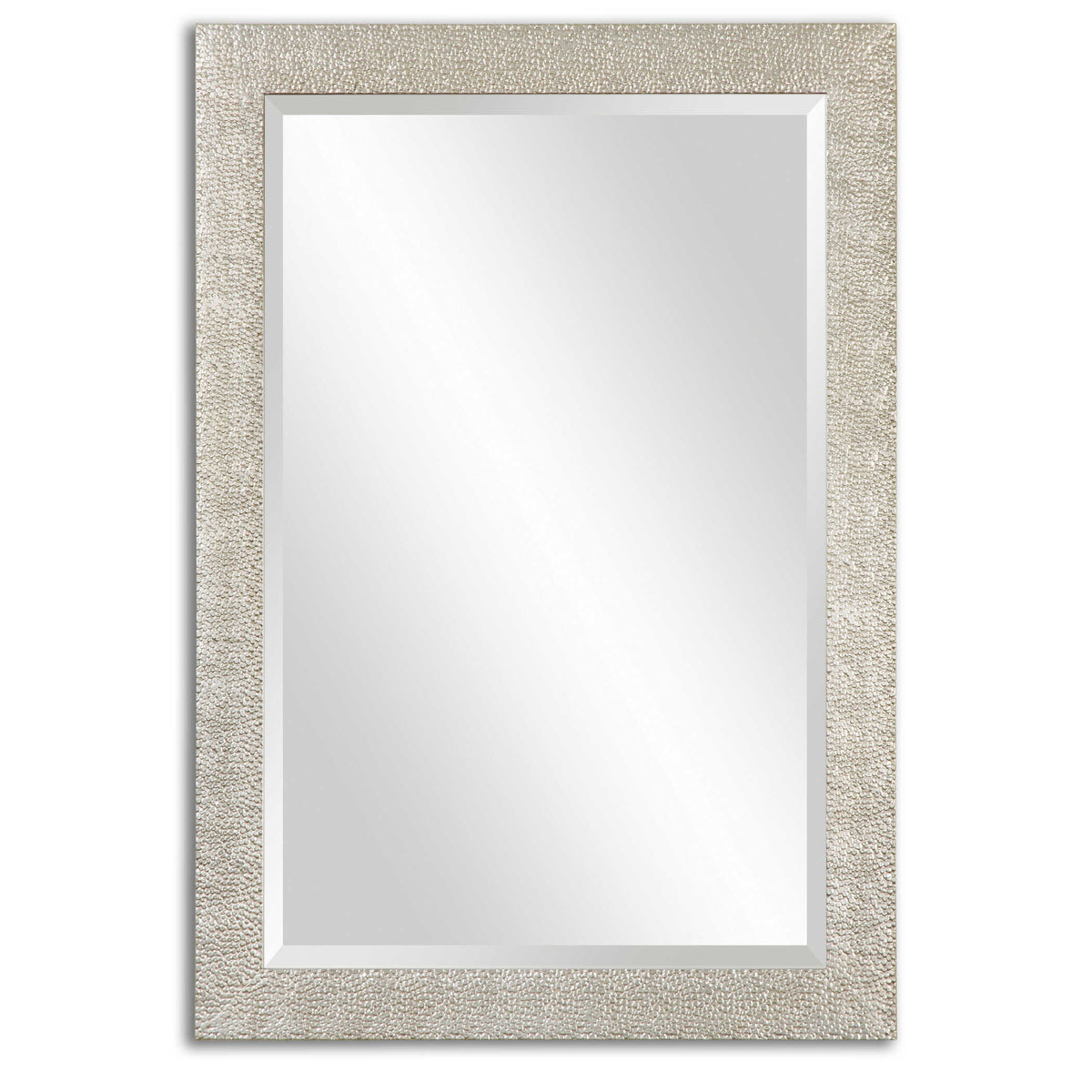 Porcius Antiqued Silver Mirror - Ornate Home
