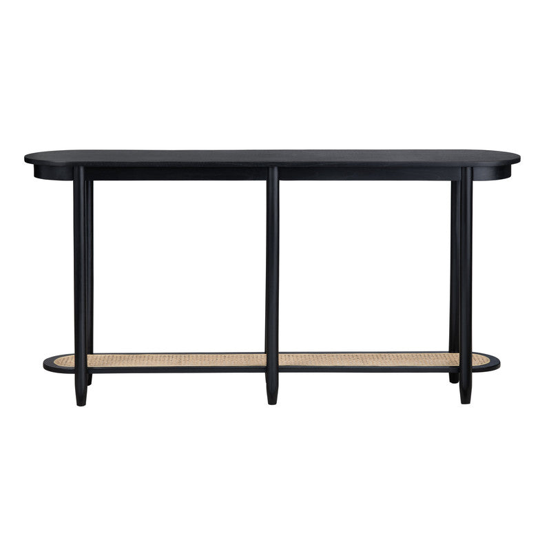 Port Royal Black/Tan Console Table - Ornate Home