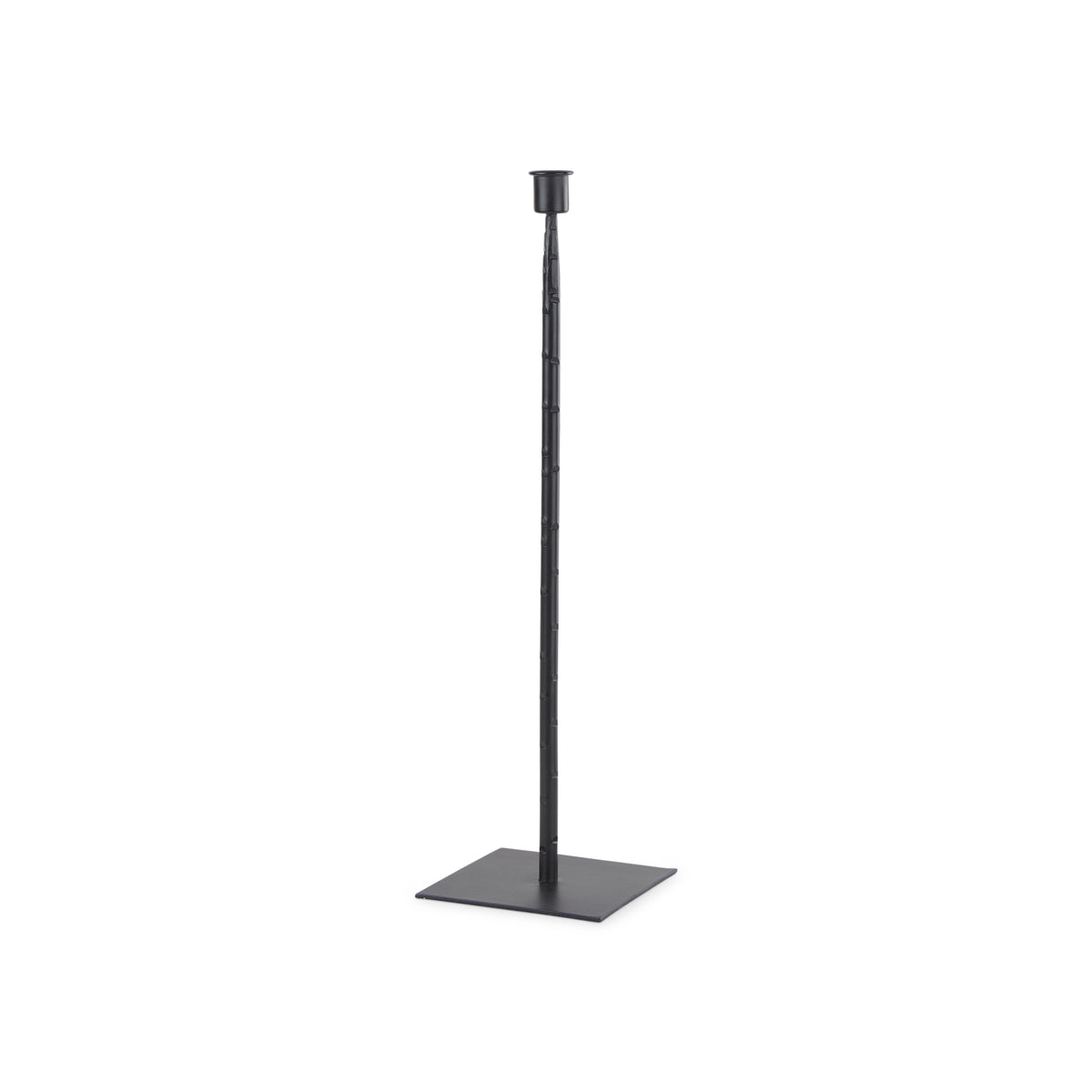Porter Medium Black Iron Candle Holder - Ornate Home