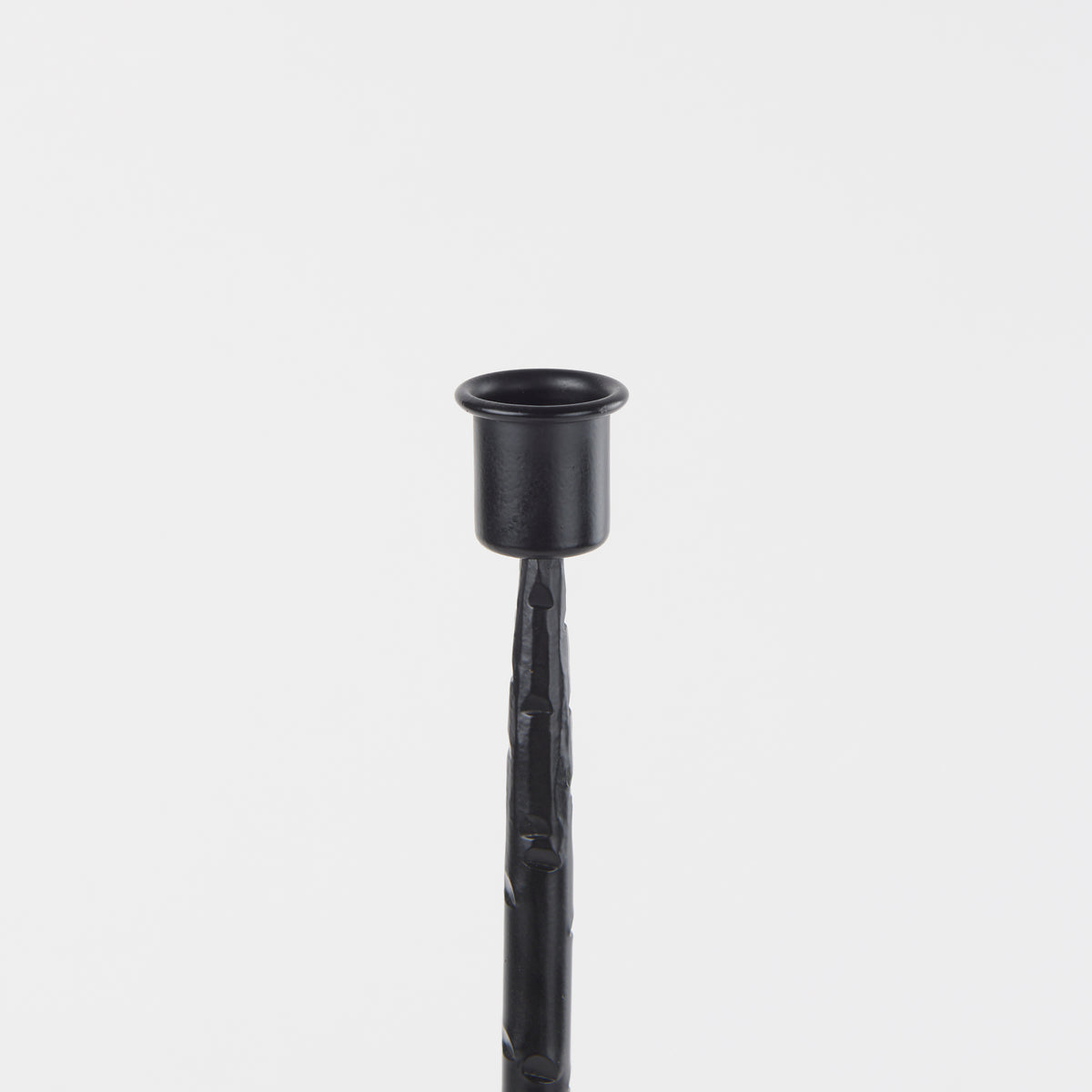 Porter Medium Black Iron Candle Holder - Ornate Home