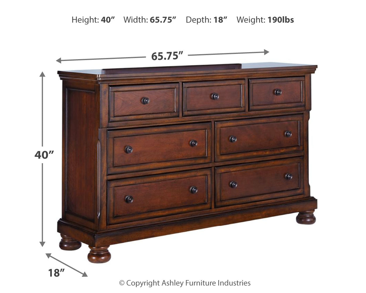 Porter Rustic Brown Dresser - Ornate Home