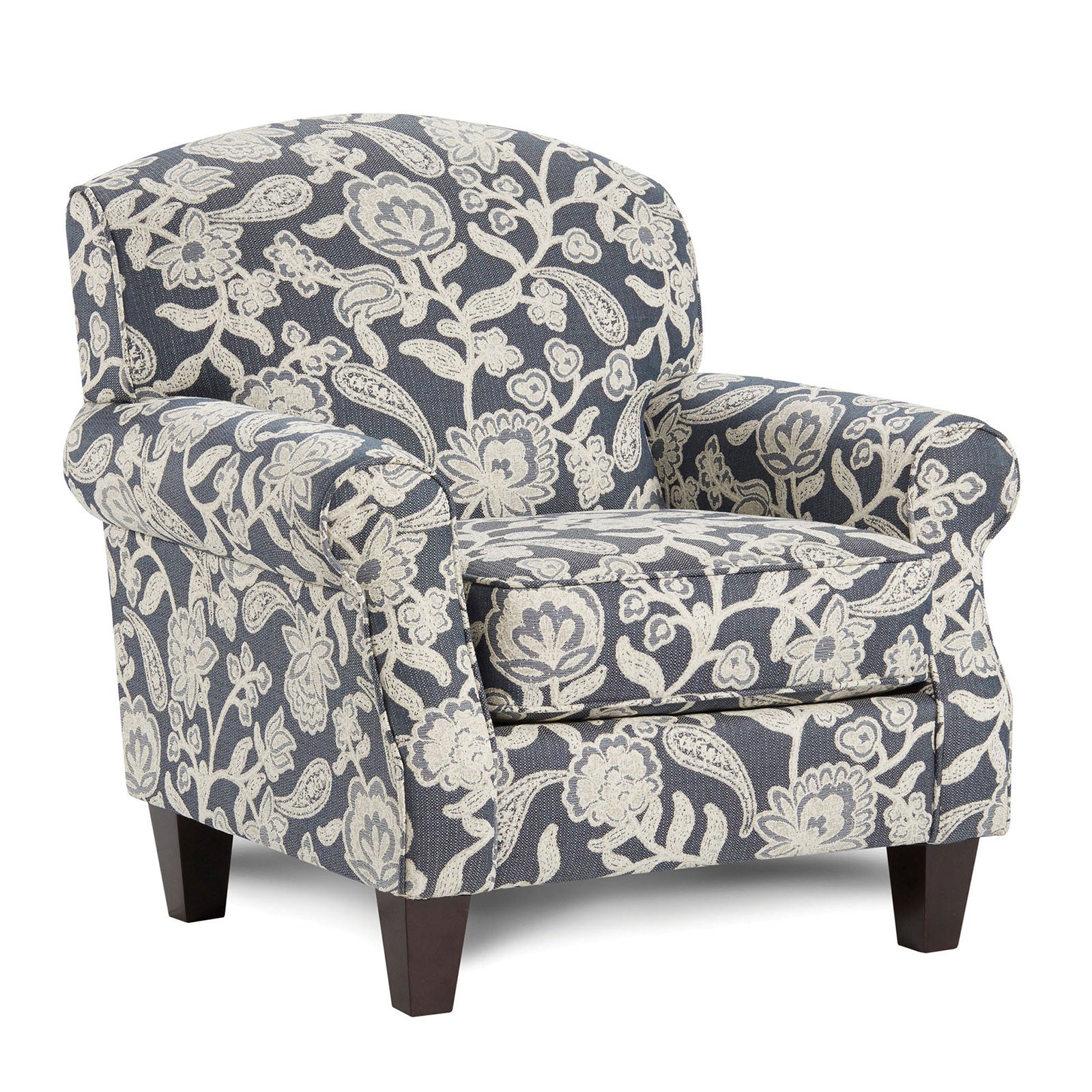 Porthcawl Floral Multi Accent Chair - Ornate Home