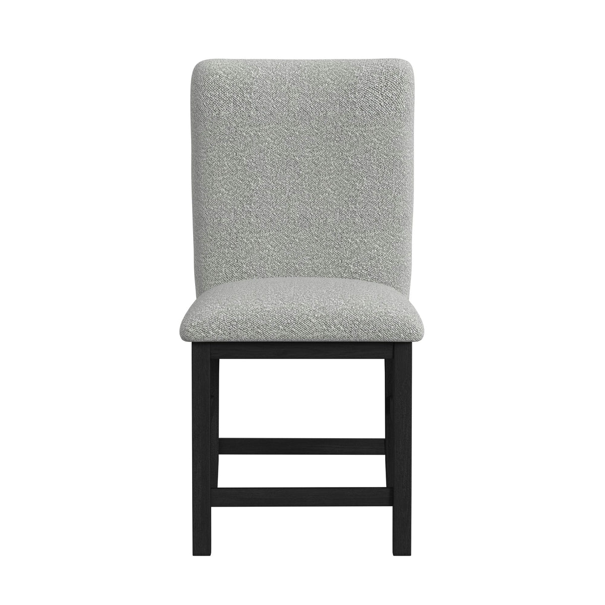 Portland Black/Grey Square Back Counter Stool (Set of 2) - Ornate Home