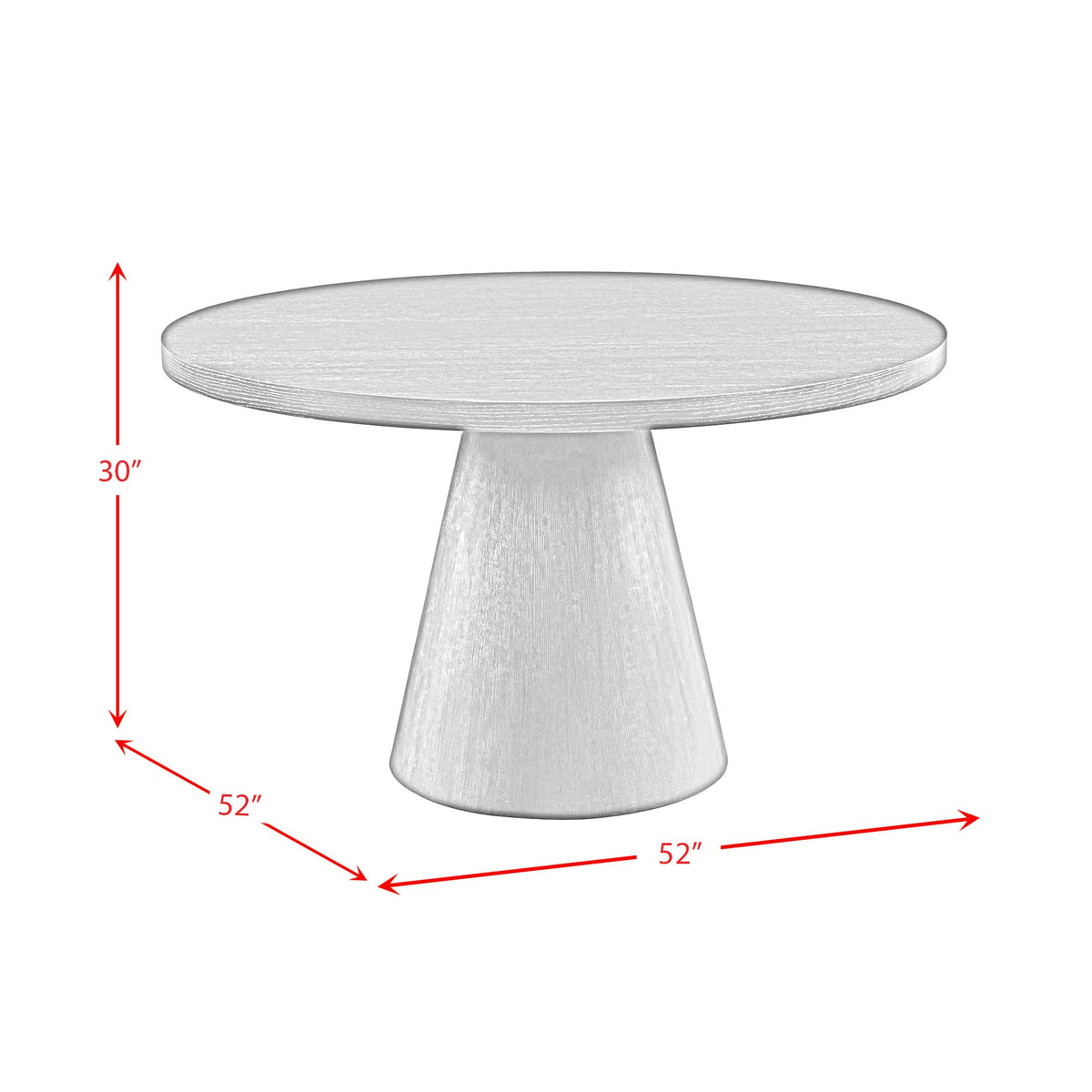 Portland Black Round Dining Table - Ornate Home