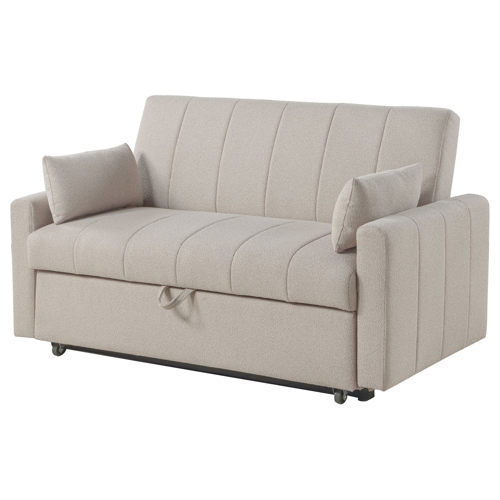 Portland Latte Sleeper Sofa Bed - Ornate Home