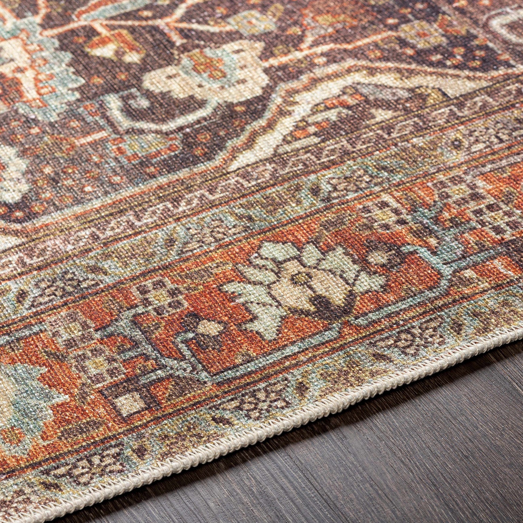Portlaw Washable Area Rug - Ornate Home