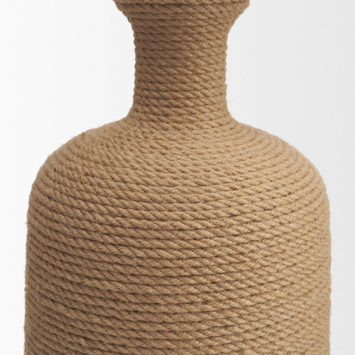 Portofino Cream Abaca Rope Bottle Table Lamp - Ornate Home