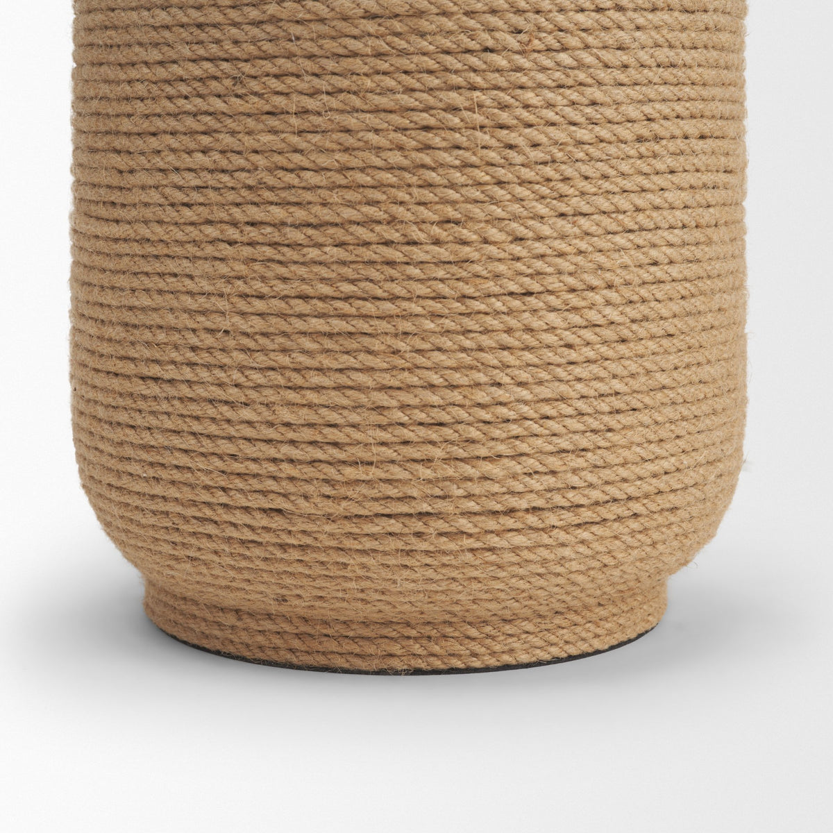 Portofino Cream Abaca Rope Bottle Table Lamp - Ornate Home