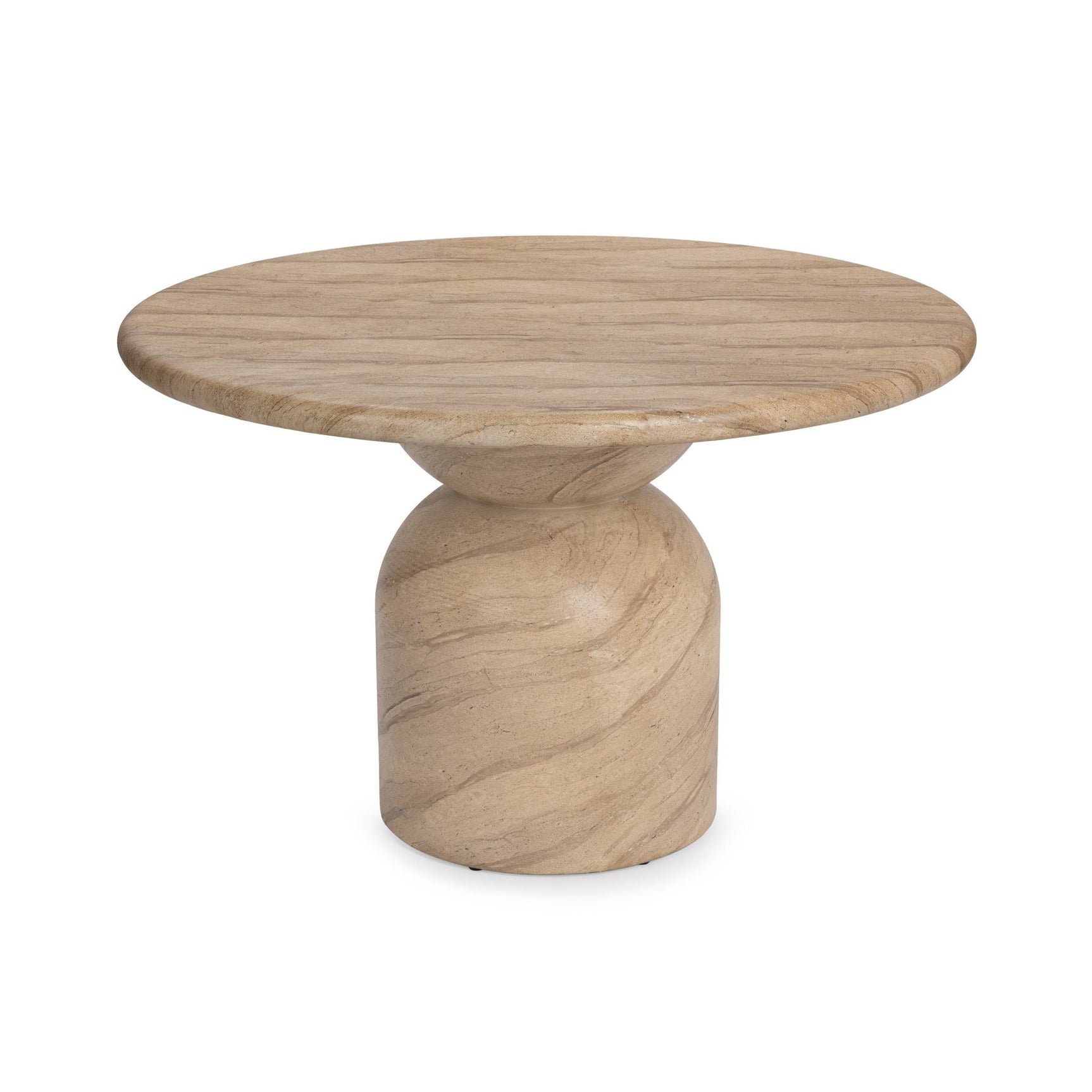 Portola Warm Sandstone Outdoor Dining Table - Ornate Home