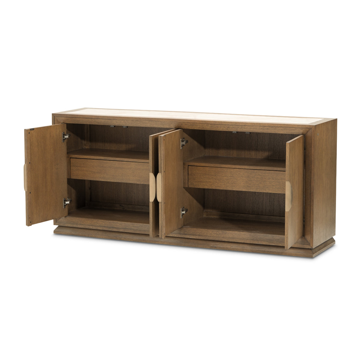 Portrait Sienna Brown Sideboard with LED Lights