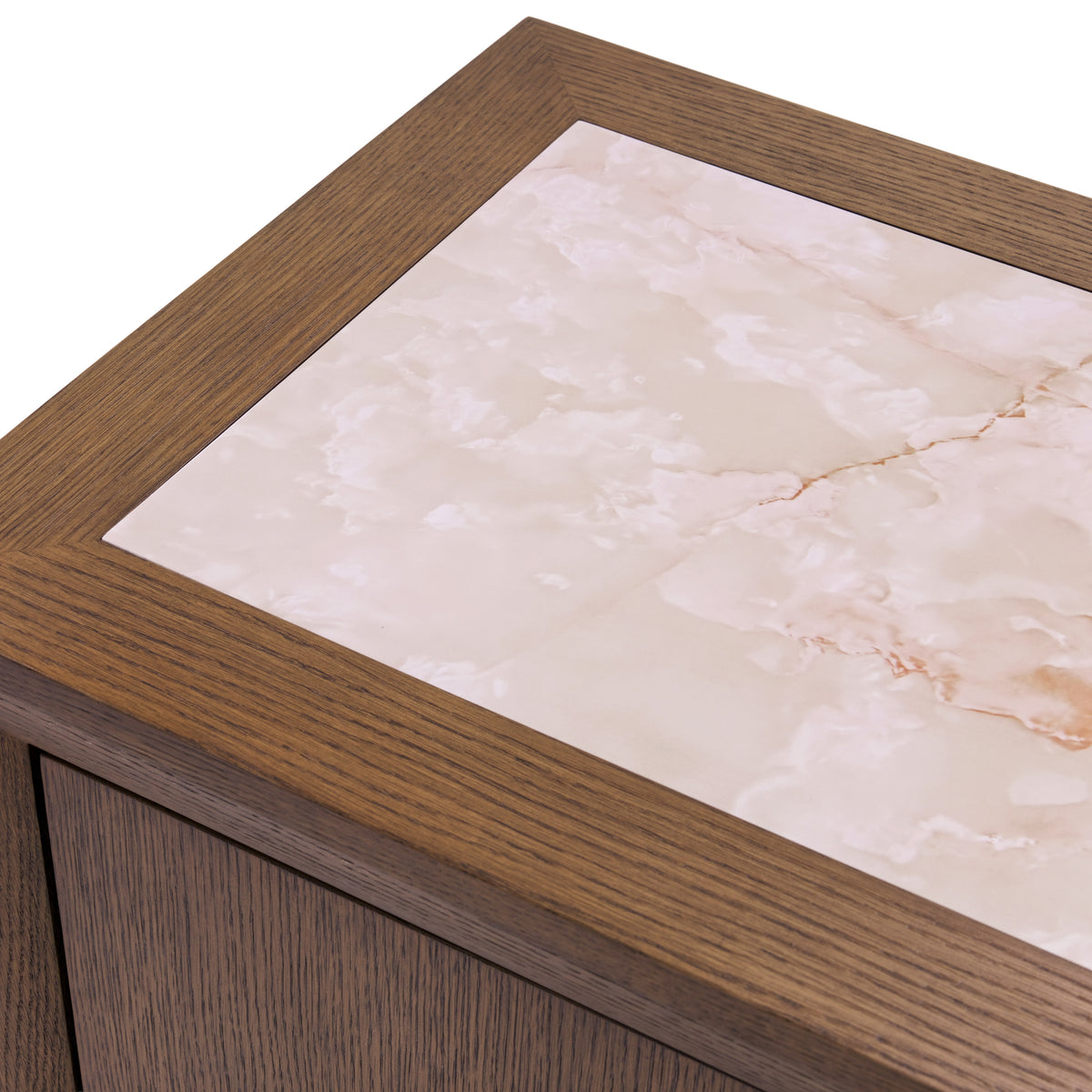 Portrait Sienna Brown Sideboard with LED Lights