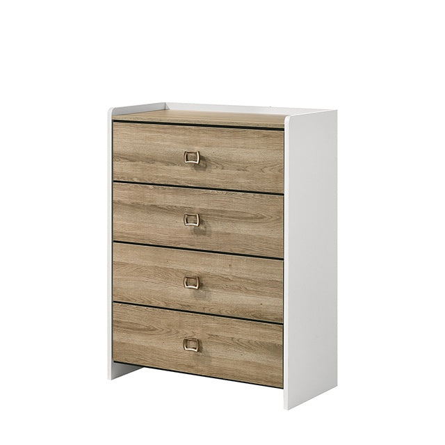Posey Dusty Oak/White Chest