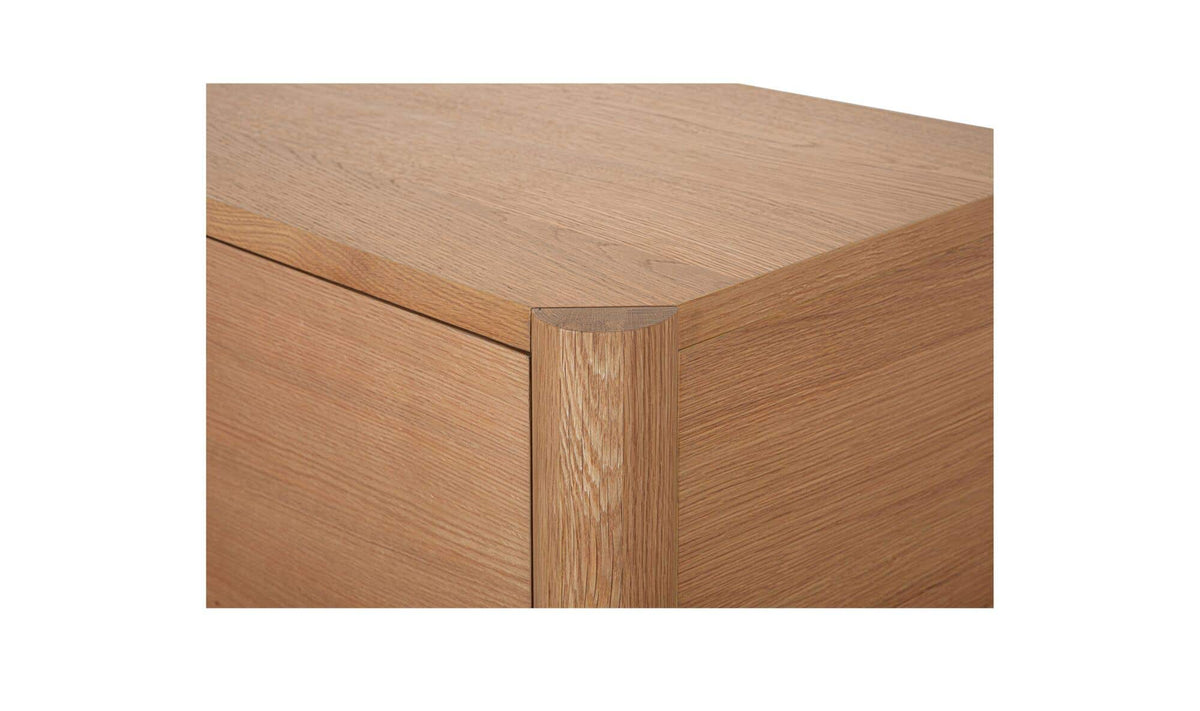 Post Natural Media Unit Oak - Ornate Home
