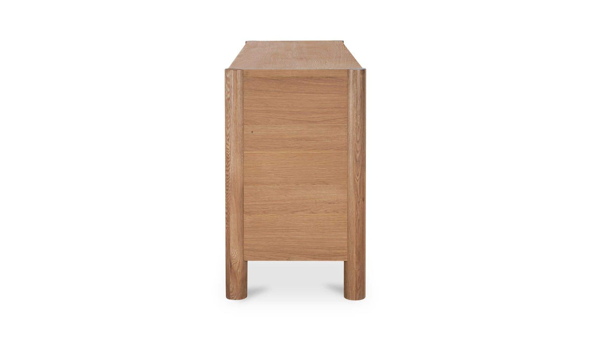 Post Natural Sideboard Oak - Ornate Home