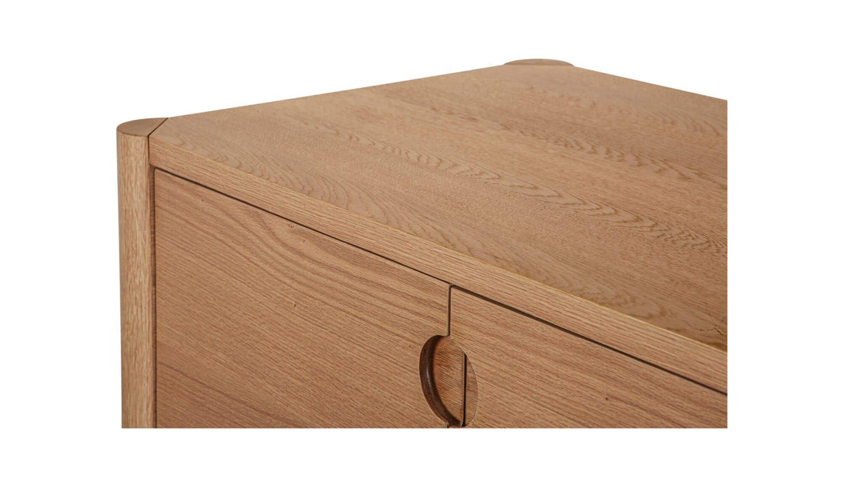 Post Natural Sideboard Oak - Ornate Home