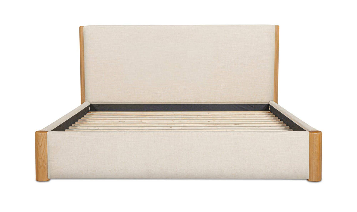 Post Oat King Bed Natural Oak - Ornate Home