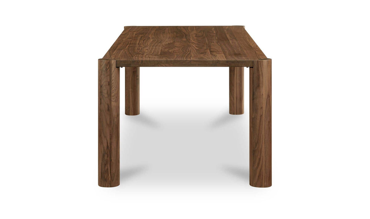 Post Walnut Large Dining Table - Ornate Home