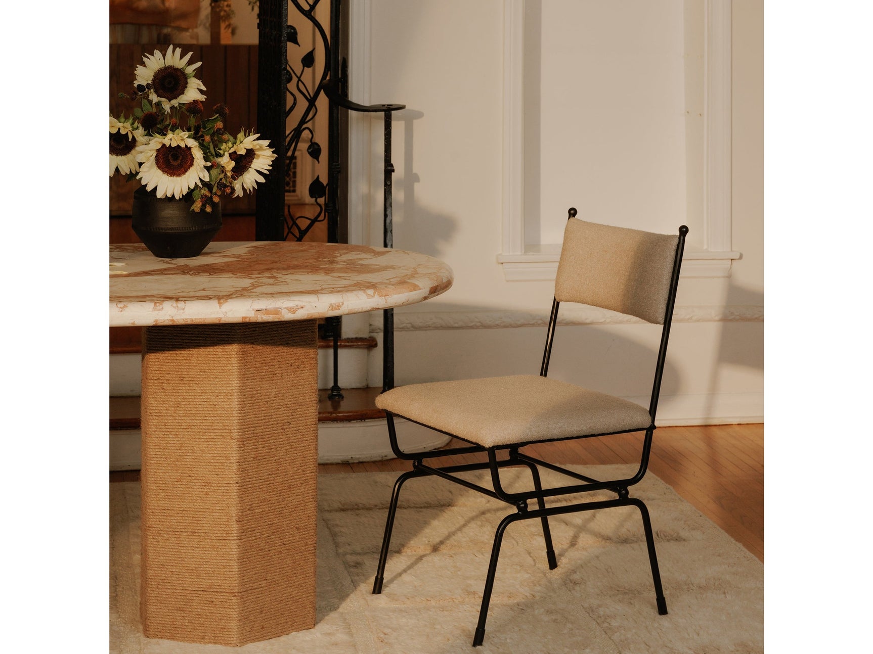 Posta Beige Dining Chair - Ornate Home