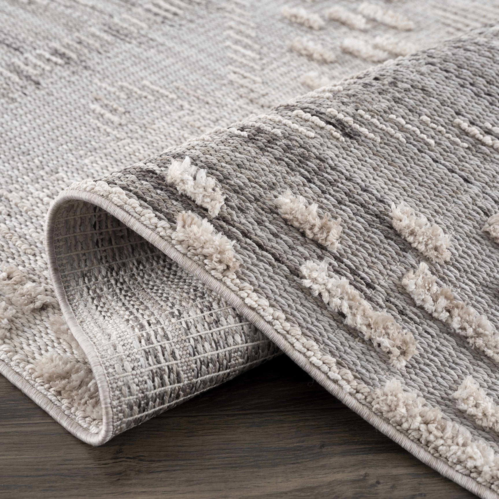 Poydras High-Low Rustic Rug - Ornate Home