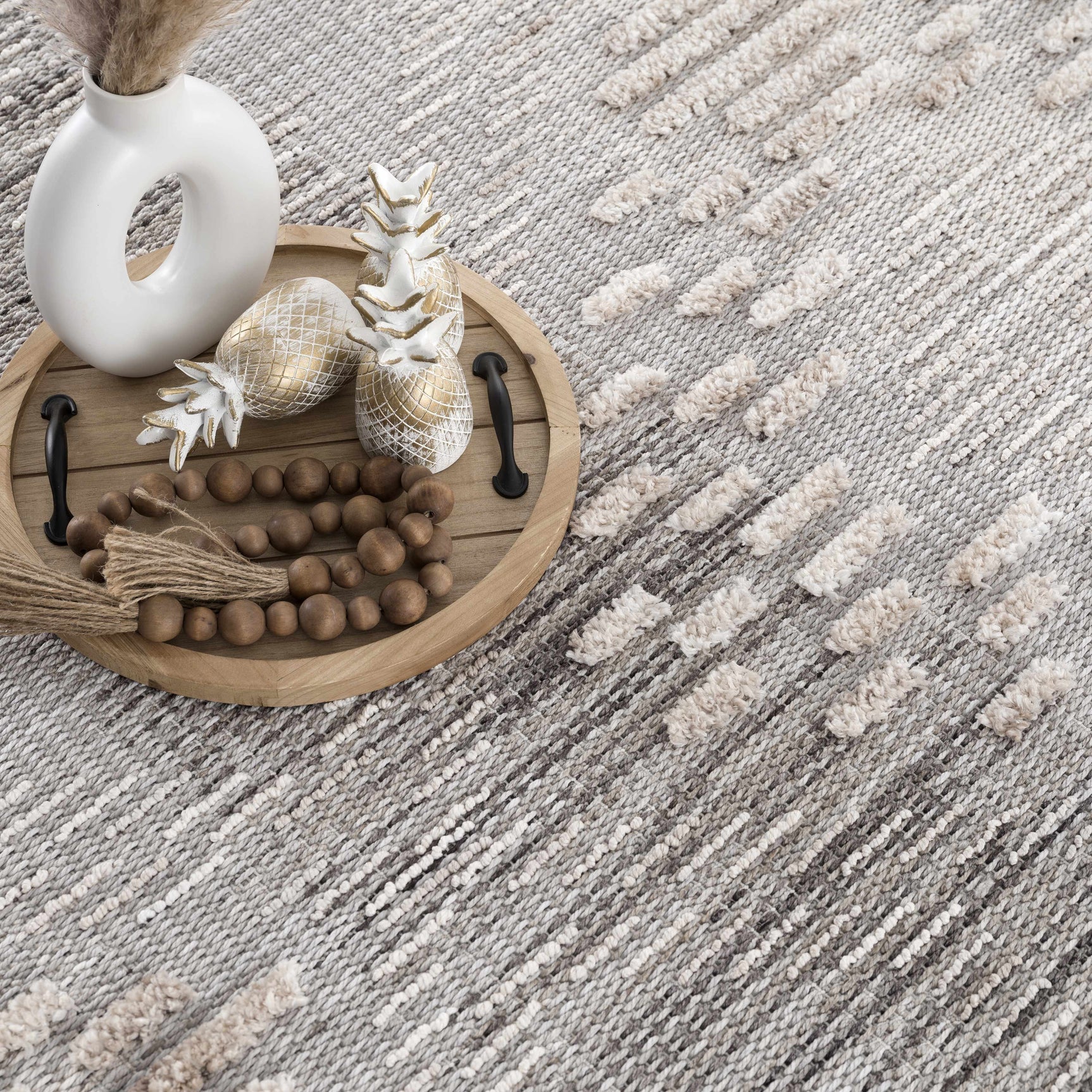 Poydras High-Low Rustic Rug - Ornate Home