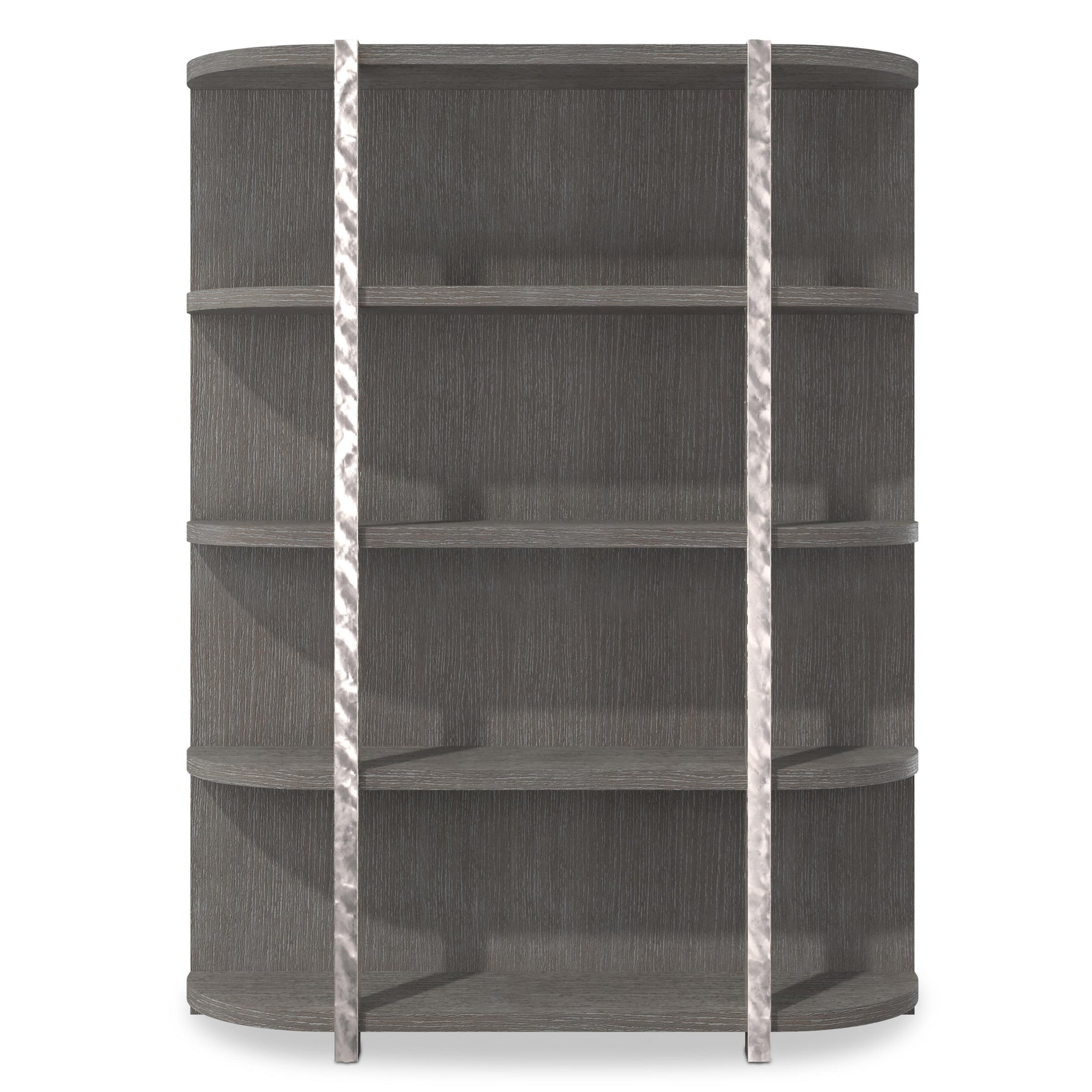 Prado Bright Graphite/Porcini Etagere - Ornate Home