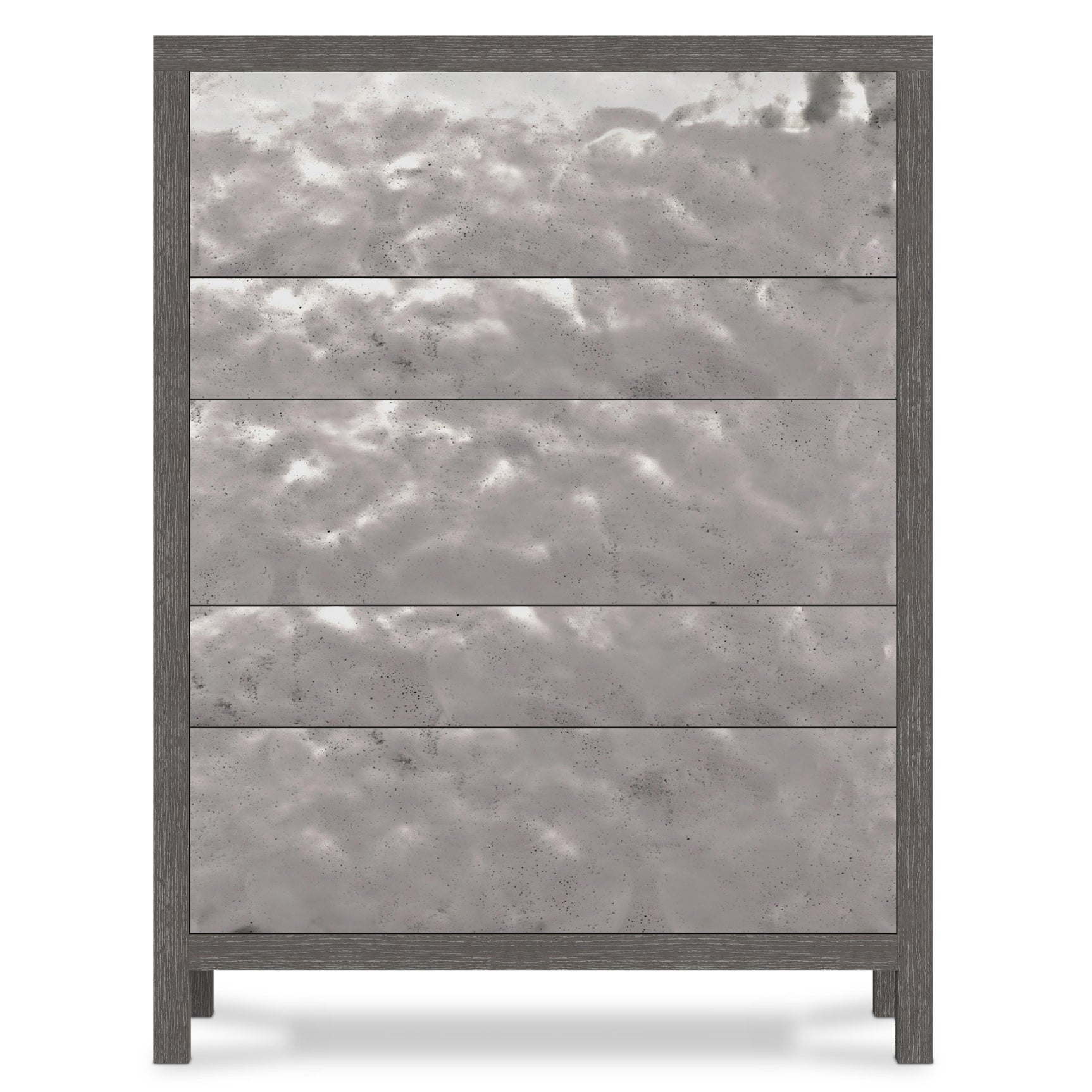 Prado Bright Graphite/Porcini Tall Drawer Chest - Ornate Home