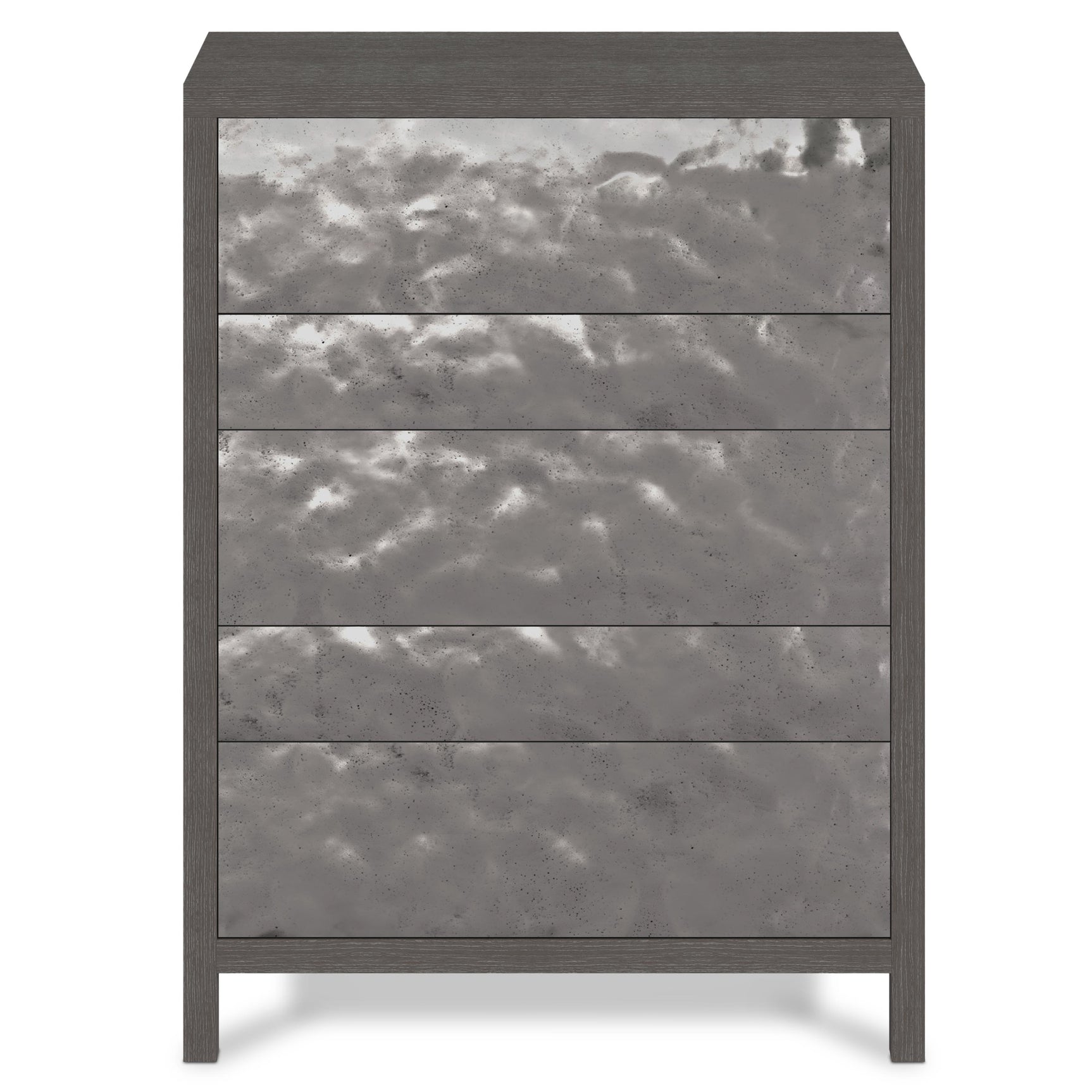 Prado Bright Graphite/Porcini Tall Drawer Chest - Ornate Home