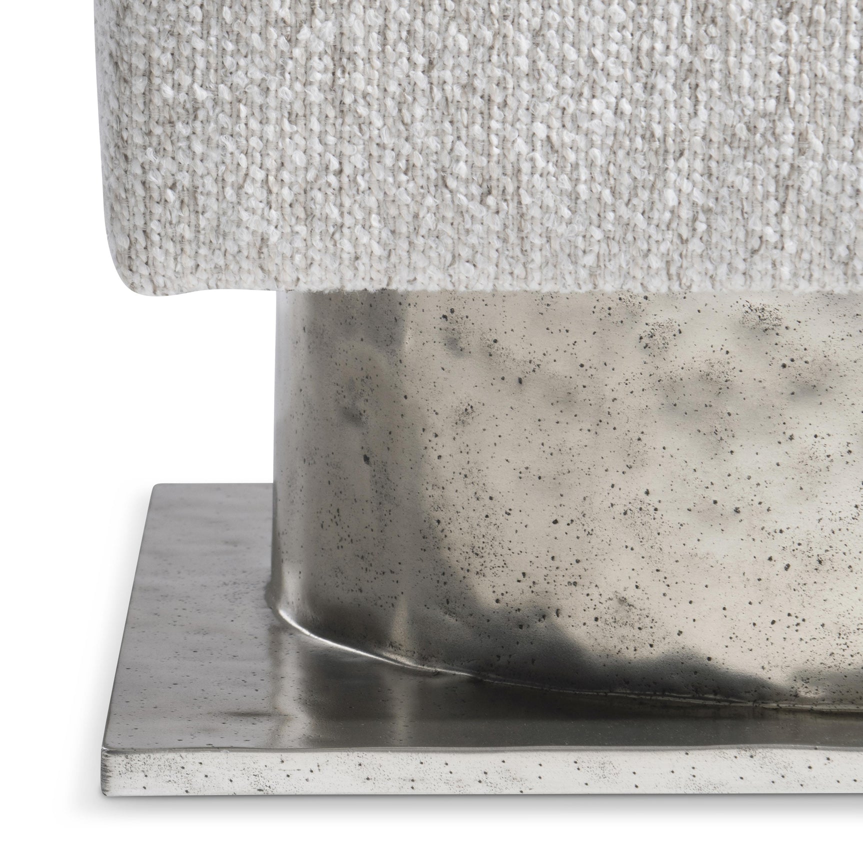 Prado Bright Graphite/White/Cream Bench - Ornate Home